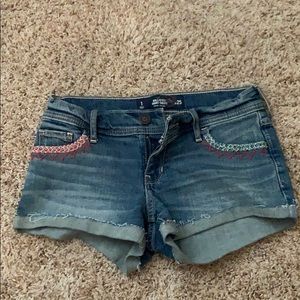 Hollister jean shorts